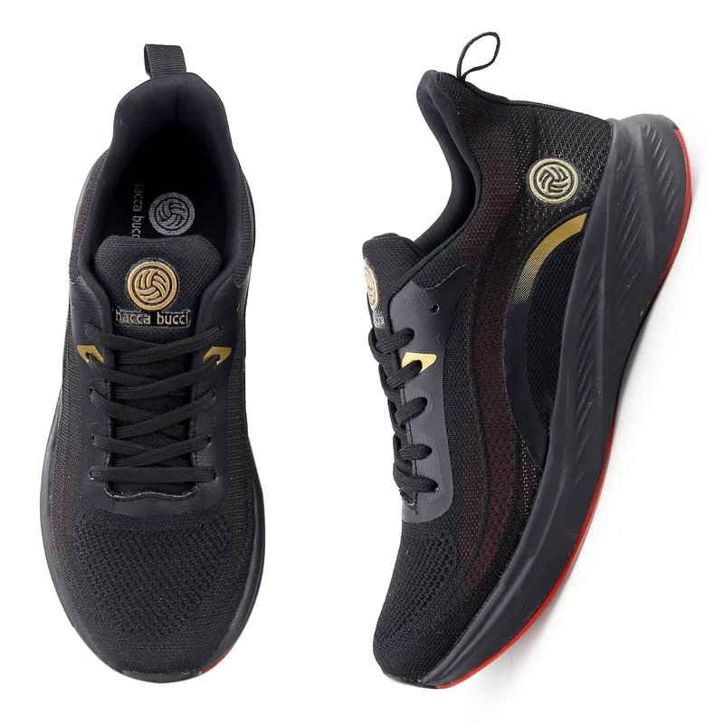 باكا بوتشي أحذية رياضية رجالية شبكية للتدريب والجيم غير لاصقة